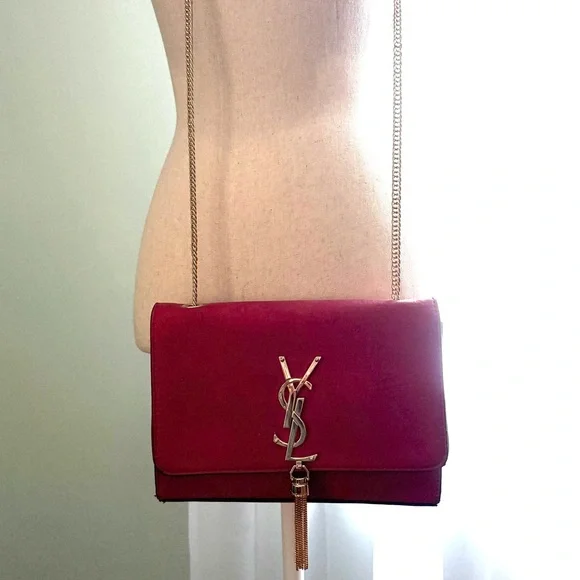 Leather Red Crossbody Purse / NEW! / ✨INSPIRED✨ - Picture 1 of 5
